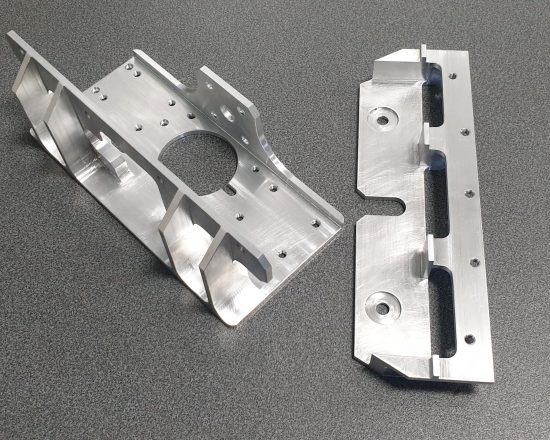 Support en aluminium 7075 pour la robotique