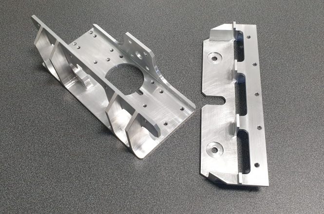 Support en aluminium 7075 pour la robotique